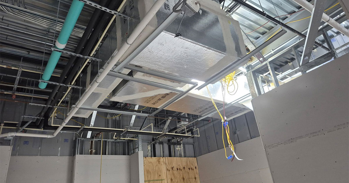 Ductwork for Jersey Mikes in The Villages